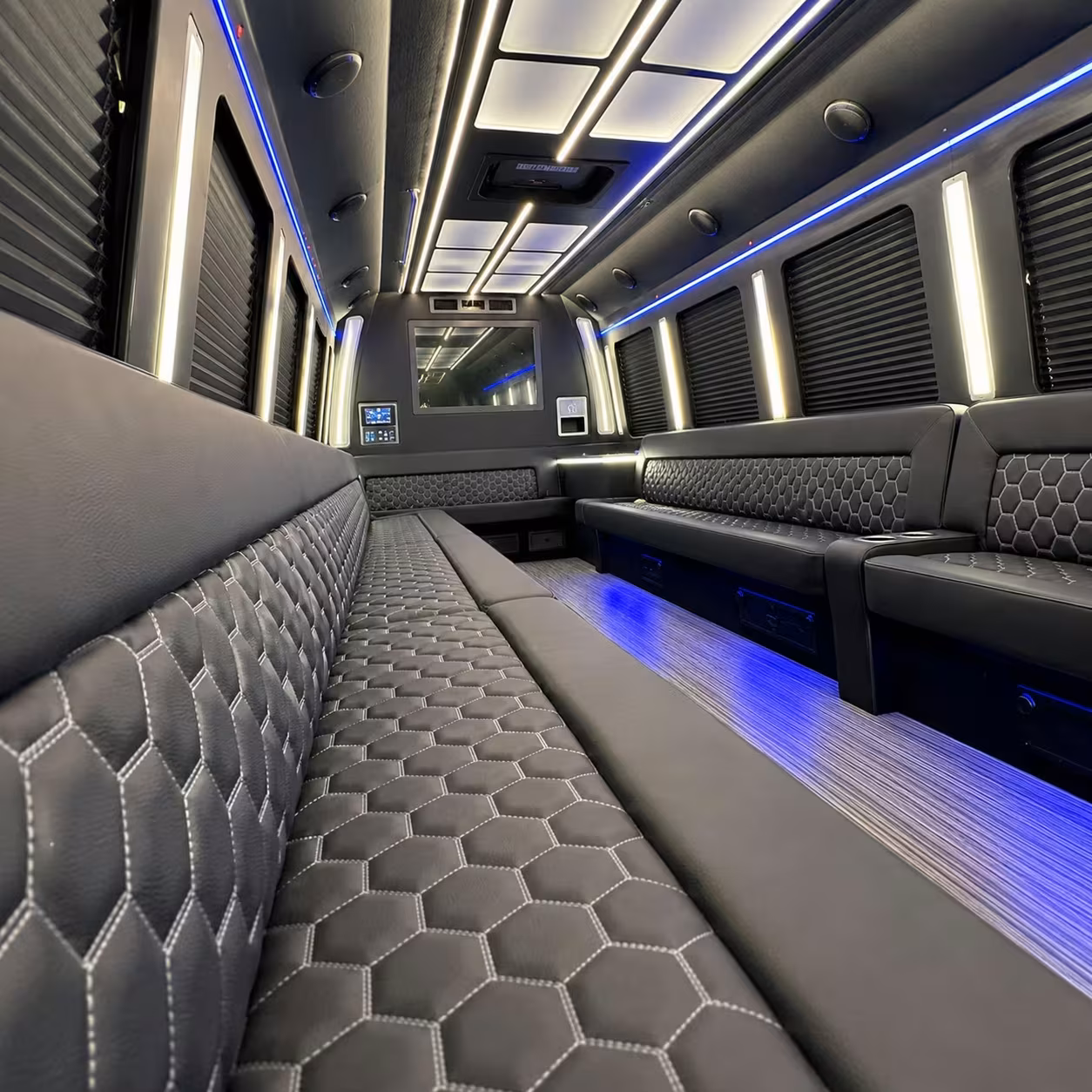 bus rentals for plantation proms homecomings